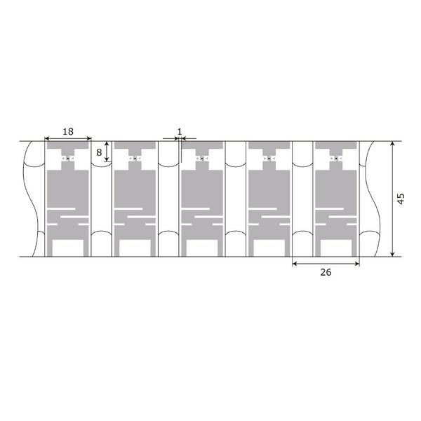 1.77 x 0.708 Poly Foam RFID On-Metal Label